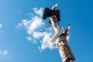 Totem pole at UBC