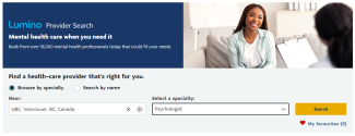 Lumino Health Provider Search Page